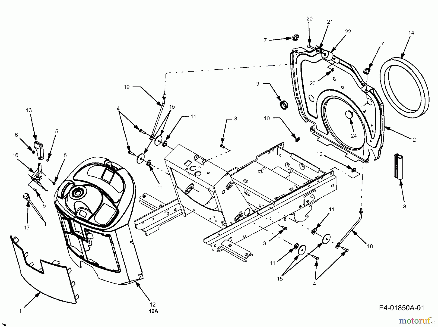  Cub Cadet Lawn tractors HDS 2205 13A-2D7-403  (2006) Dashboard