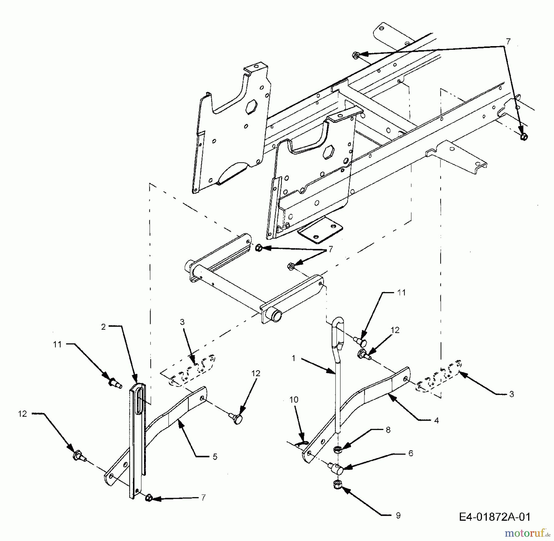  Cub Cadet Lawn tractors HDS 2205 13A-2D7-603  (2006) Deck lift