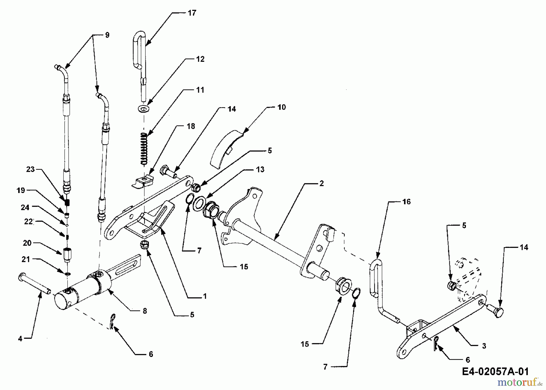  Cub Cadet Garden tractors HDS 3185 14A-665-603  (1999) Deck lift