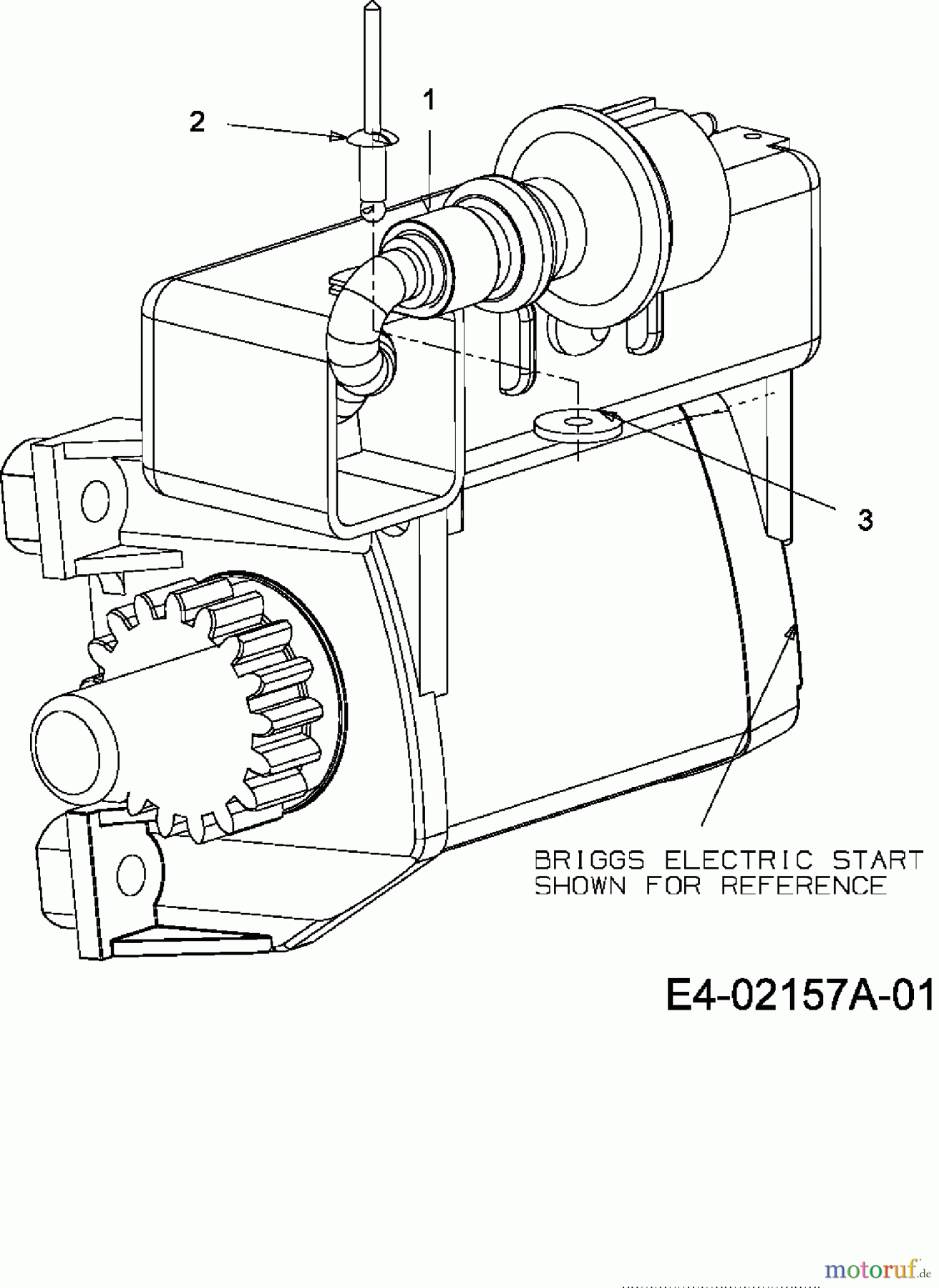  Troy-Bilt Snow throwers POLAR 8066 31AV6WLN609  (2009) Clamp