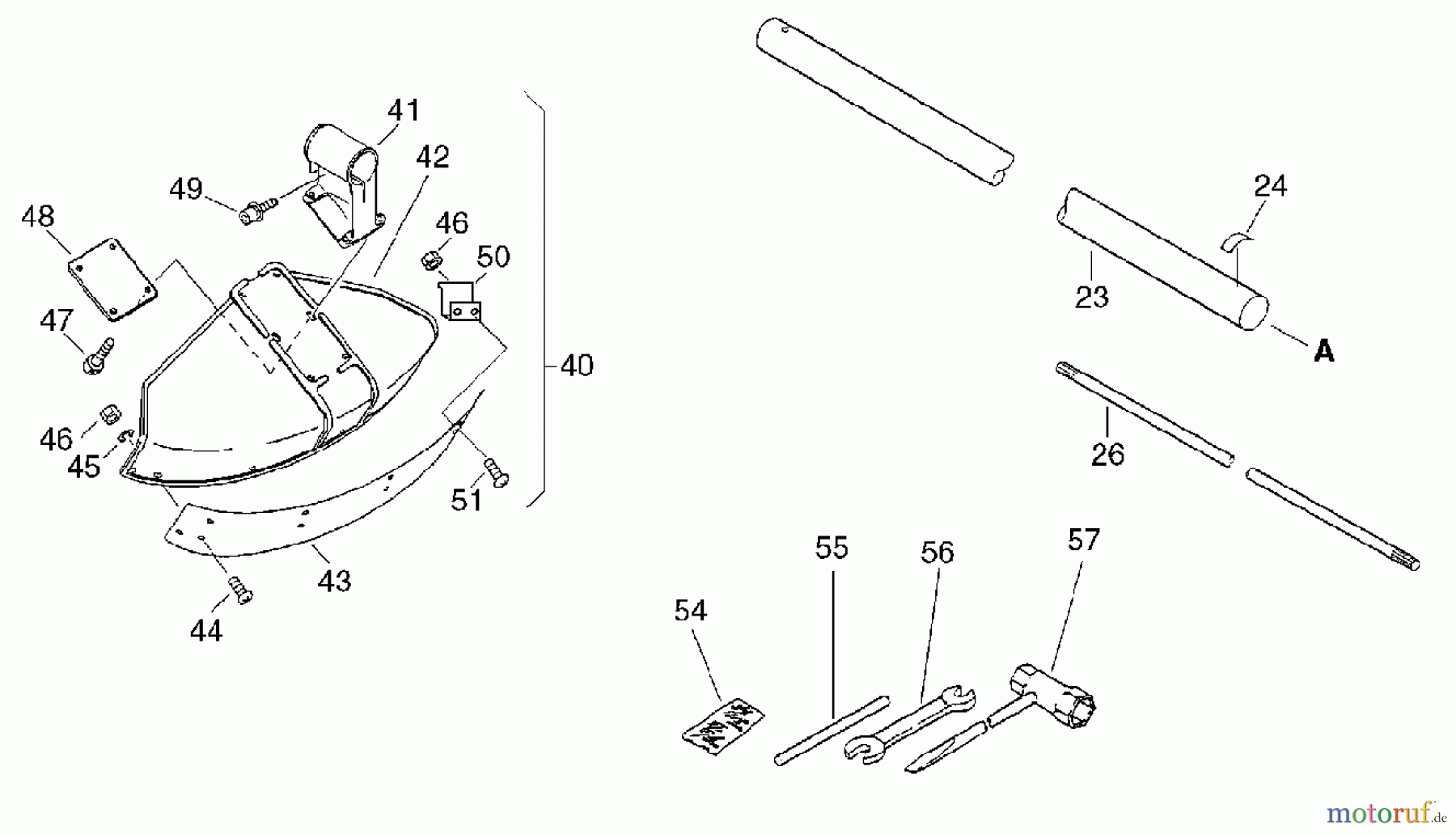  Echo Trimmer, Faden / Bürste SRM-2010 - Echo String Trimmer, Shield