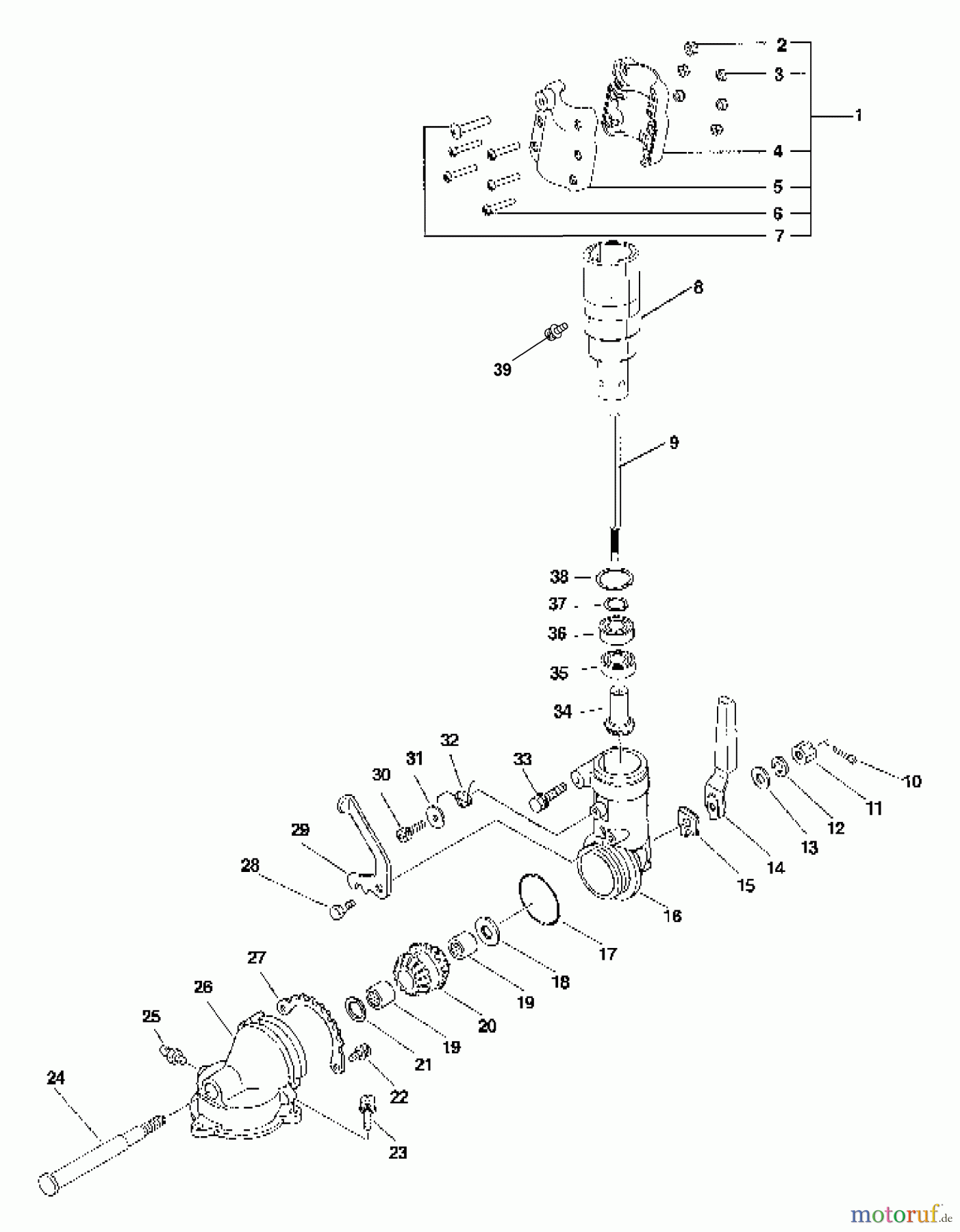 Echo Sägen Zubehör 99946400060 - Echo Hedge Trimmer Attachment Articulating Gear Case, Tools