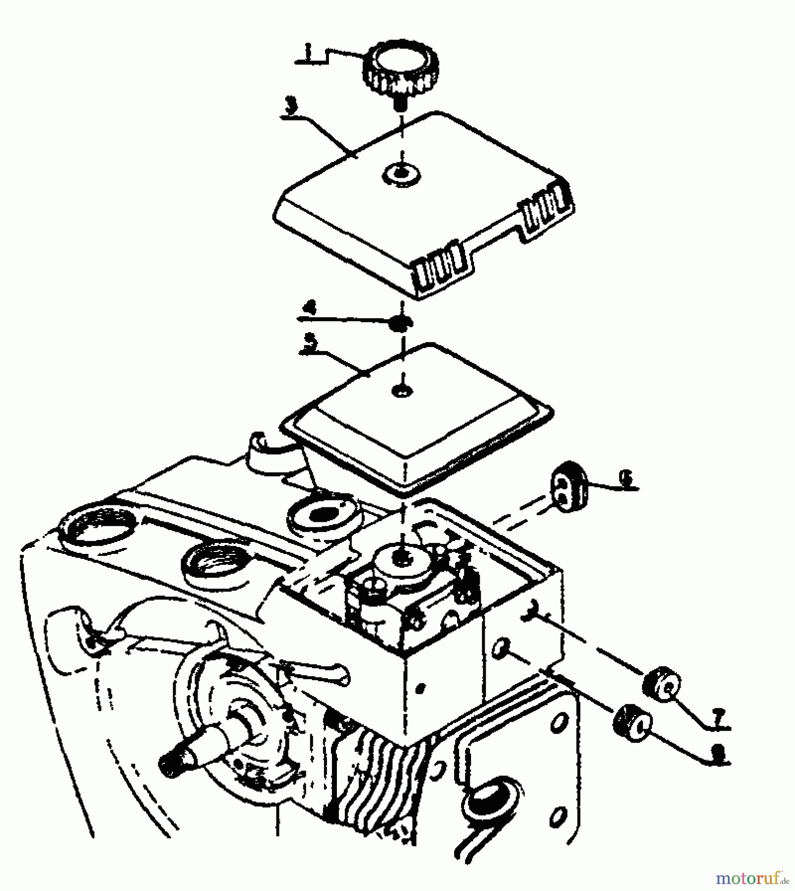  Echo Sägen, Kettensägen CS-302S - Echo Chainsaw, S/N: 30501 - 64670 Air Cleaner