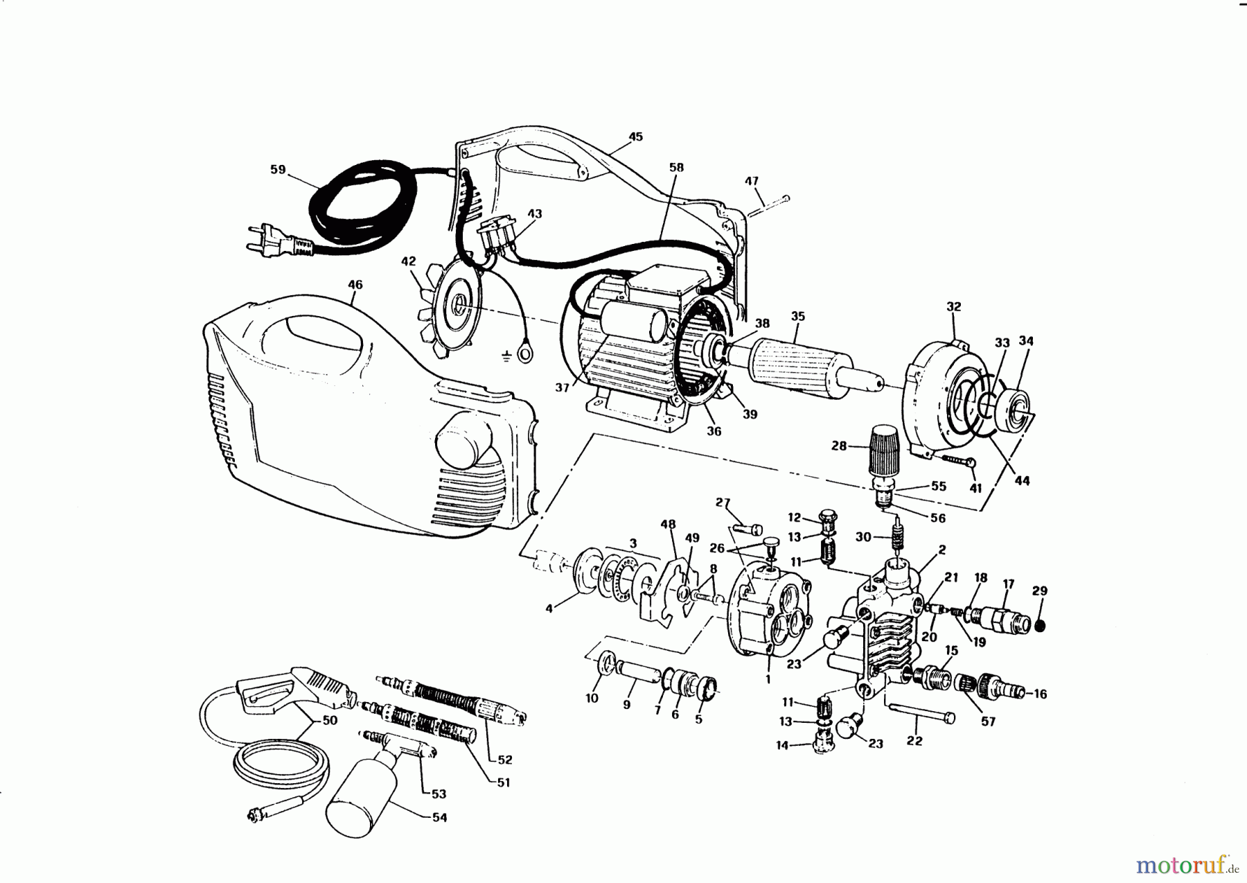 AL-KO Wassertechnik Hochdruckreiniger HD 100 07/1995 - 01/1996 Seite 1