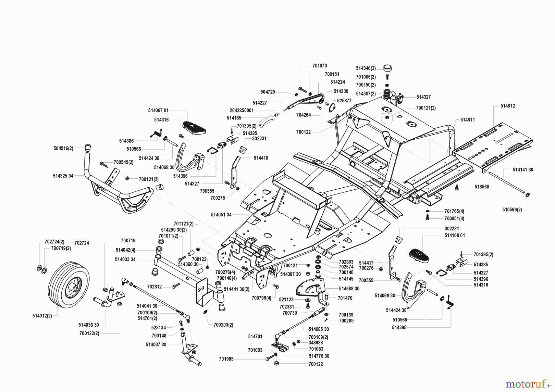 Concord Gartentechnik Rasentraktor T14-85 HD 10/1999 - 11/1999 Seite 2
