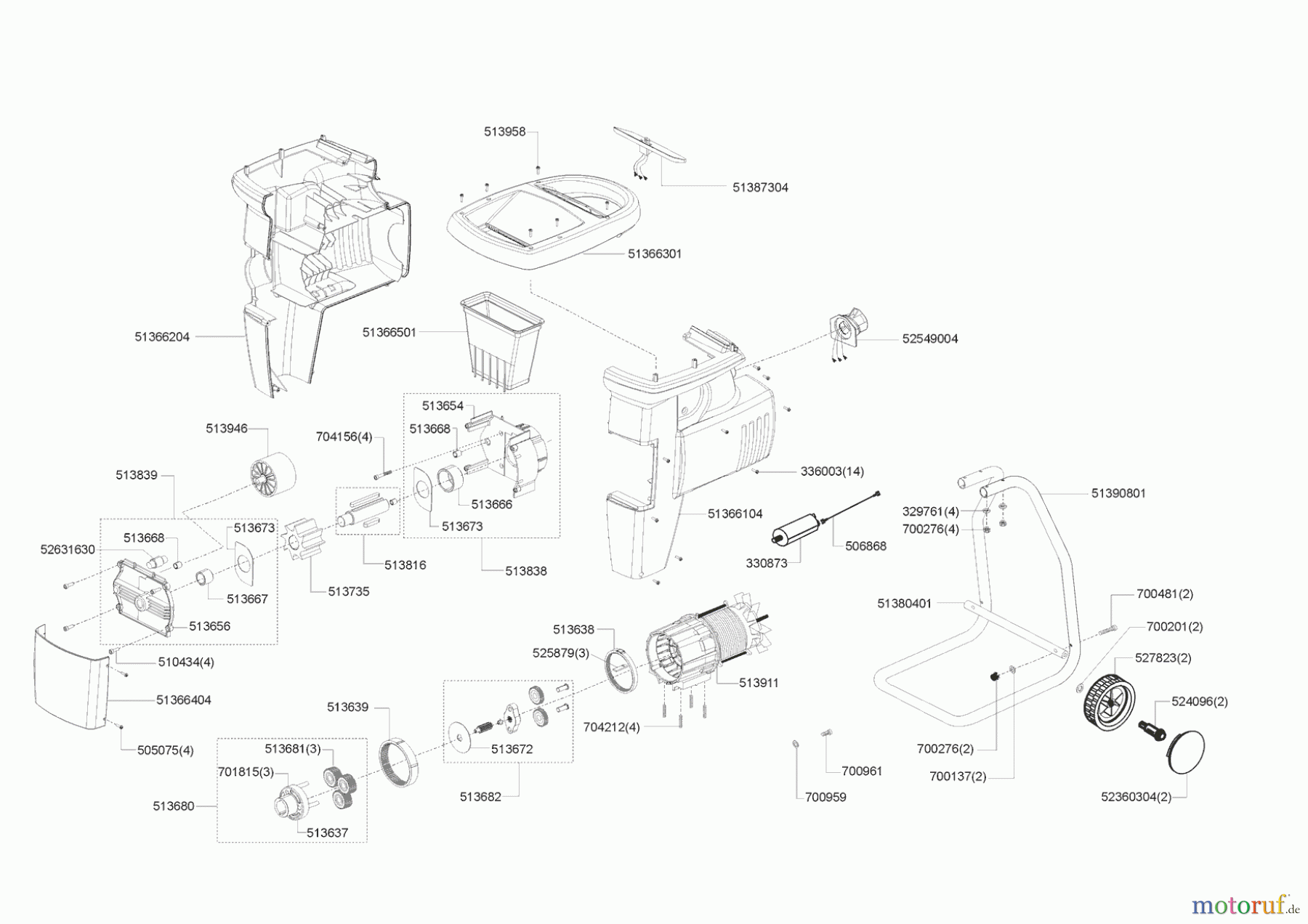  AL-KO Gartentechnik Leisehäcksler Silent Power 4000  12/1999 - 01/2002 Seite 1