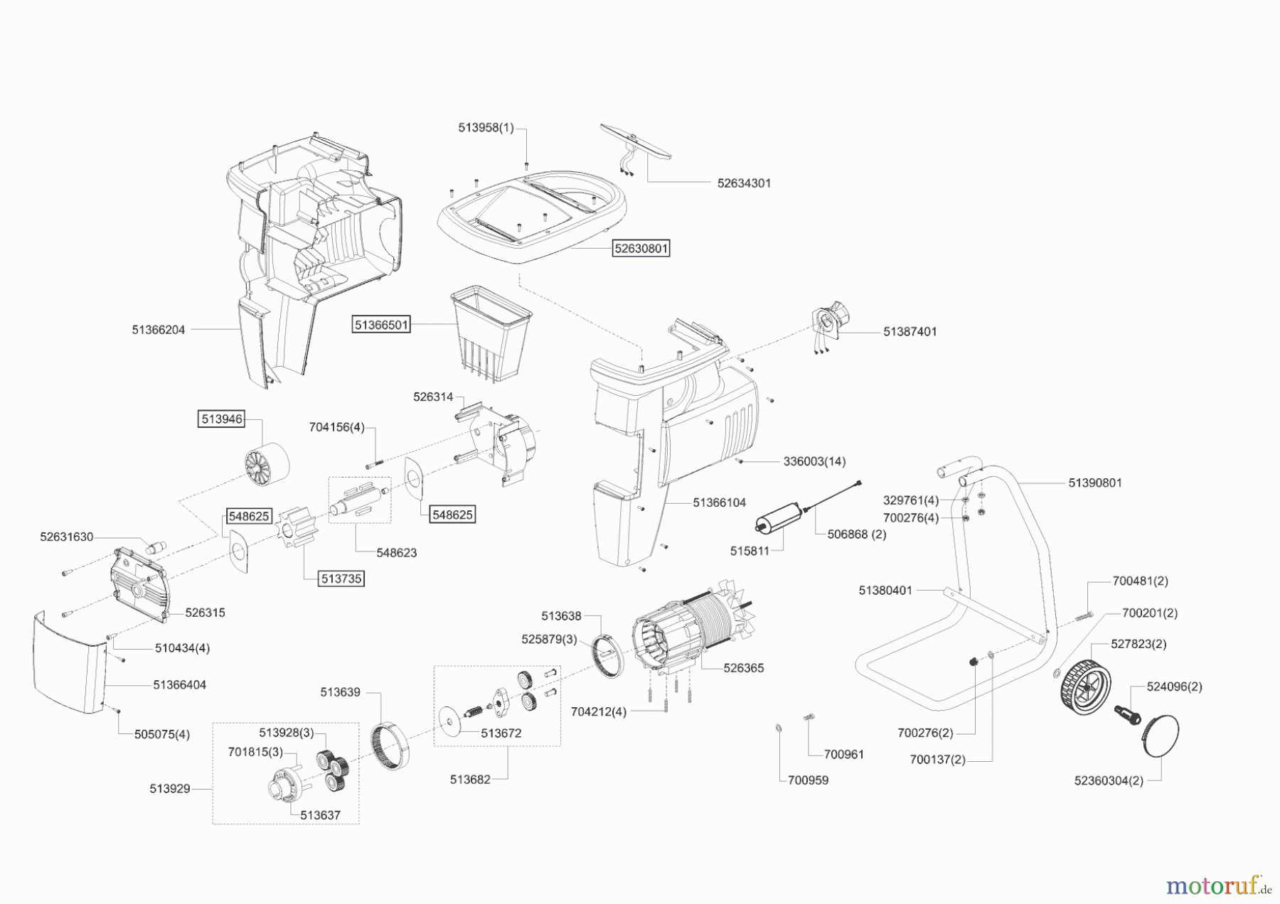 AL-KO Gartentechnik Leisehäcksler Silent Power 4000 ab 08/2001 Seite 1