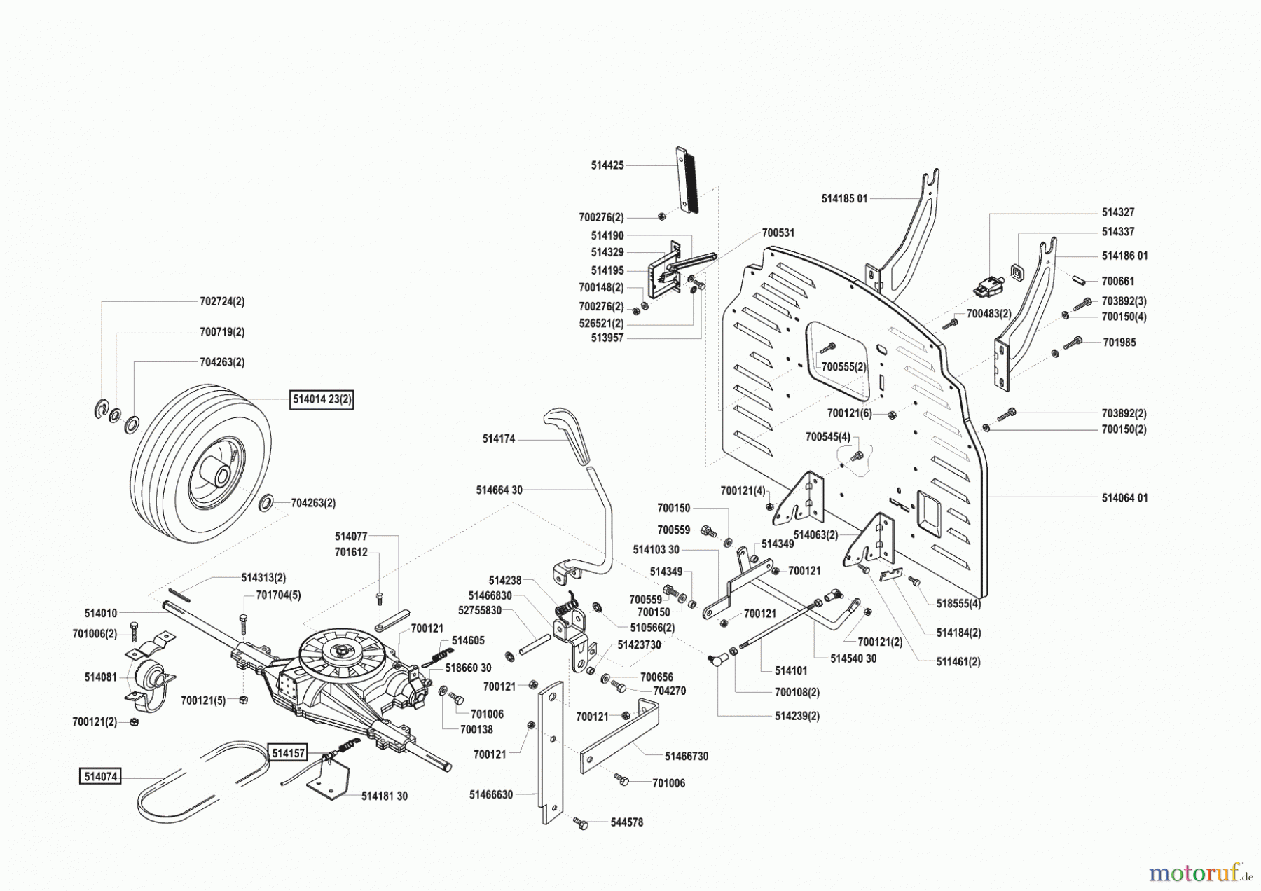  AL-KO Gartentechnik Rasentraktor T 900 ab 01/2002 Seite 3