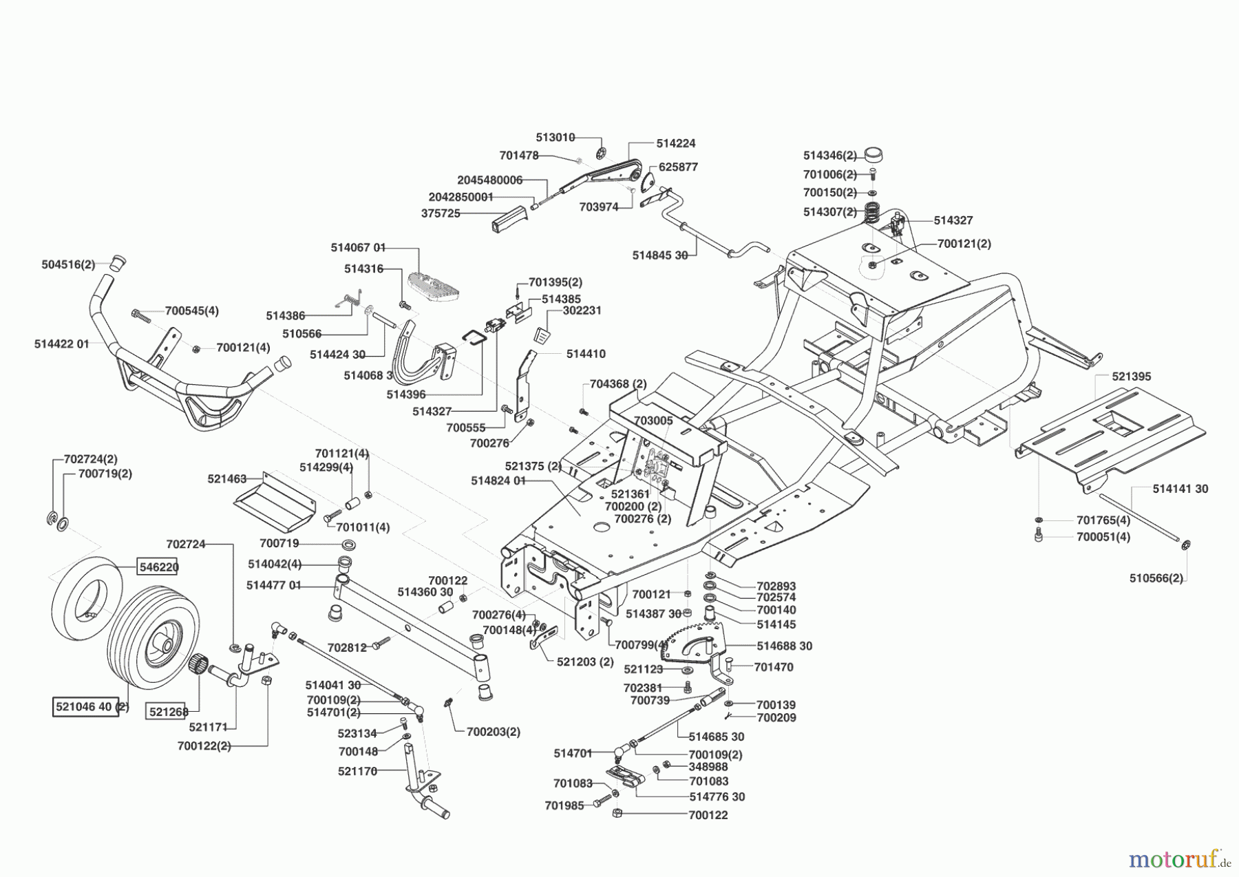  AL-KO Gartentechnik Rasentraktor T 165/102 HD Murray Seite 2