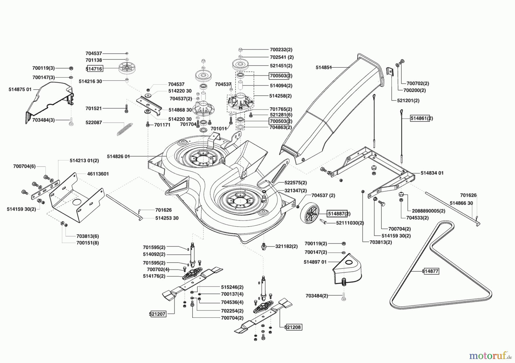 Powerline Gartentechnik Rasentraktor T 18-102 HD 10/2004 - 06/2005 Seite 5