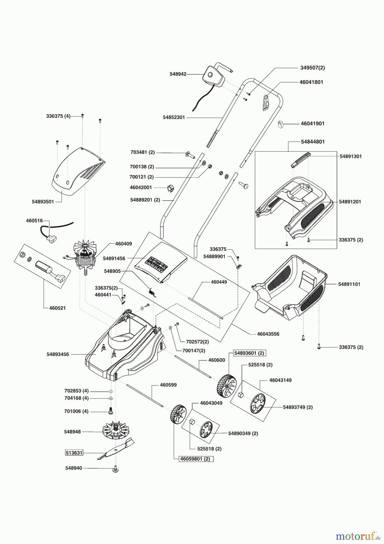 Jardi-Pro Gartentechnik Elektrorasenmäher 38 I Seite 1