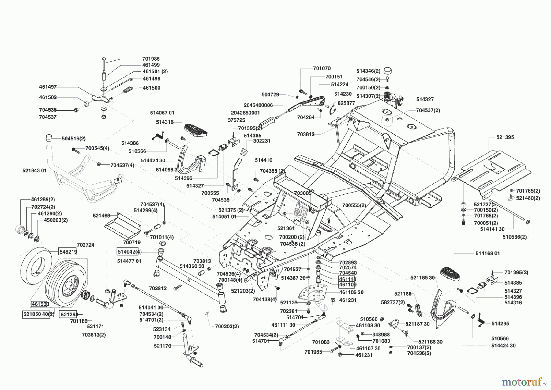  AL-KO Gartentechnik Rasentraktor T 13/85 MARINA Seite 2