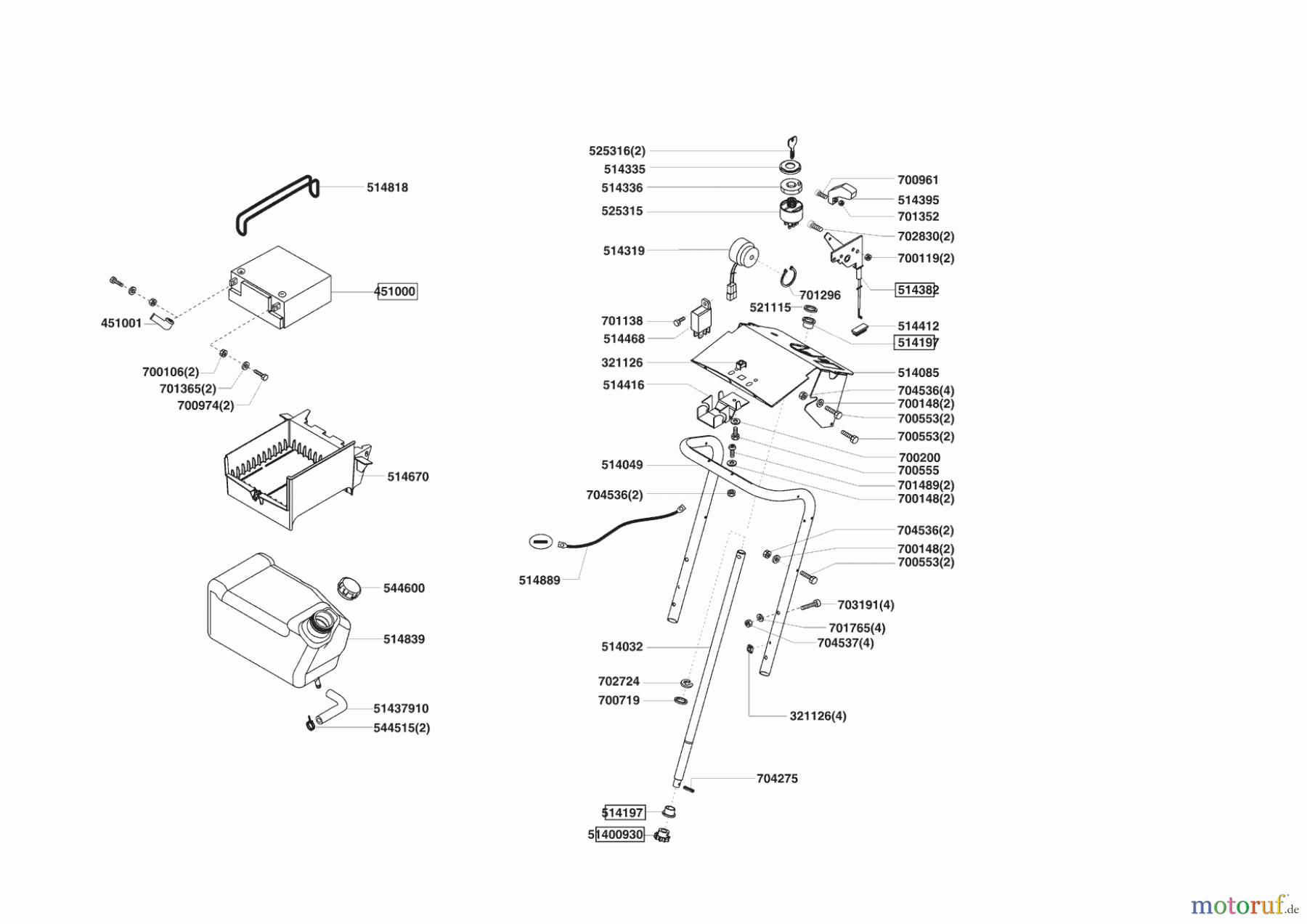 AL-KO Gartentechnik Rasentraktor Comfort T 750 ab 06/2005 Seite 6