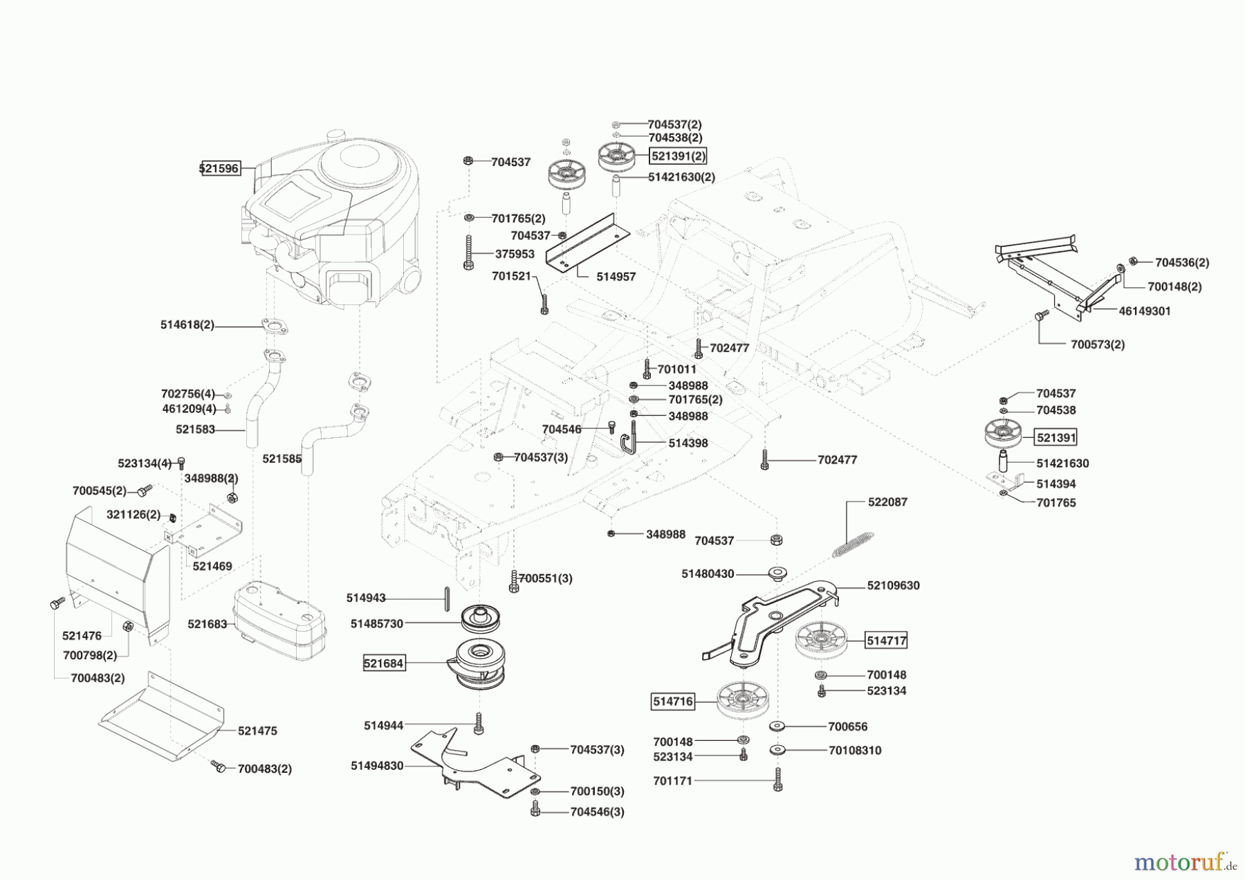 Sigma Gartentechnik Rasentraktor T 18-102 HD 10/2005 - 12/2006 Seite 4