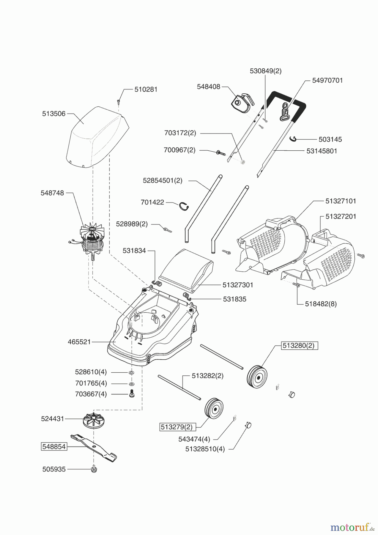 Orion Gartentechnik Elektrorasenmäher 32 E 11/2005 - 01/2006 Seite 1
