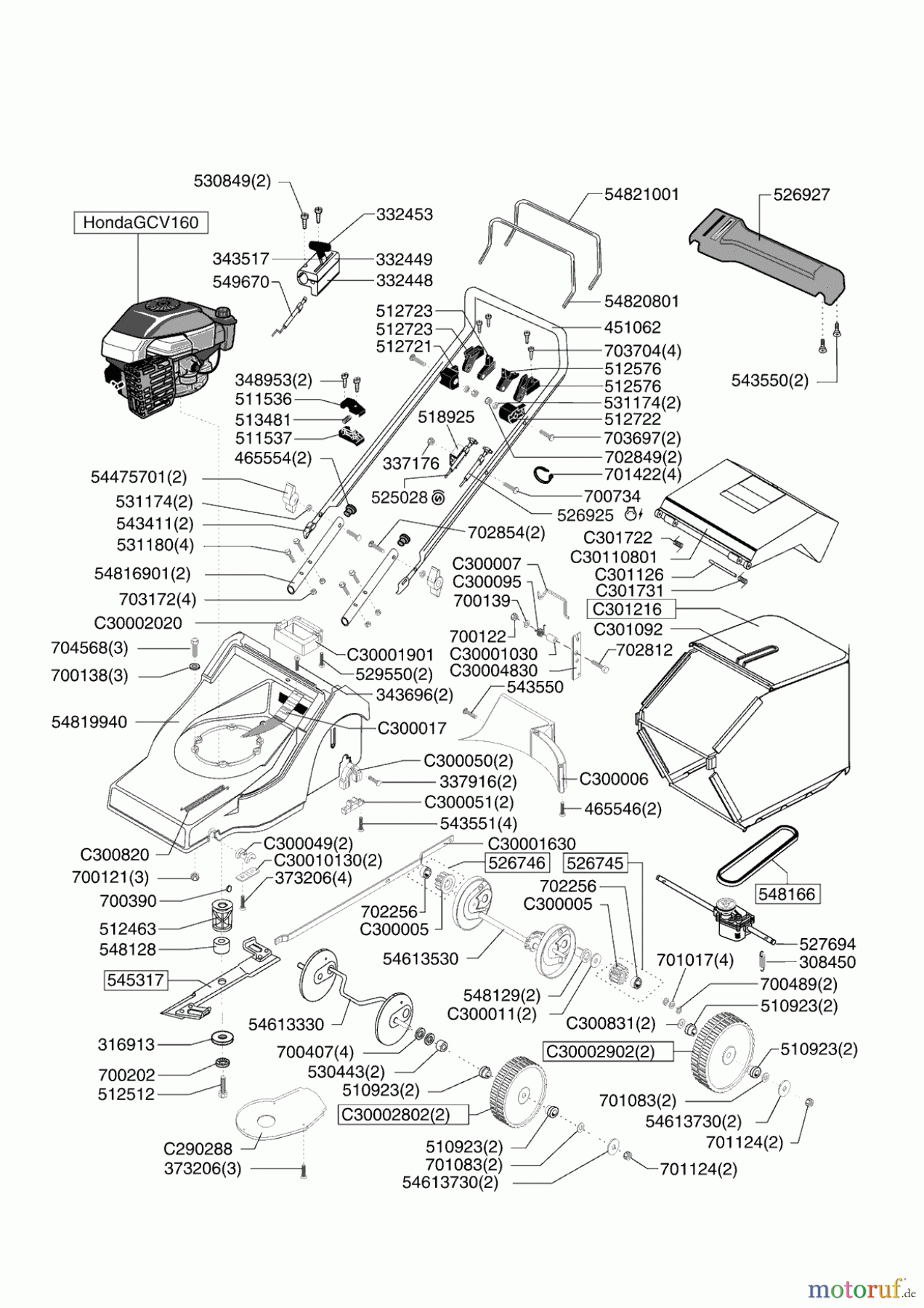 Euro Line Gartentechnik Benzinrasenmäher ECA 5001 HR 12/2005 Seite 1