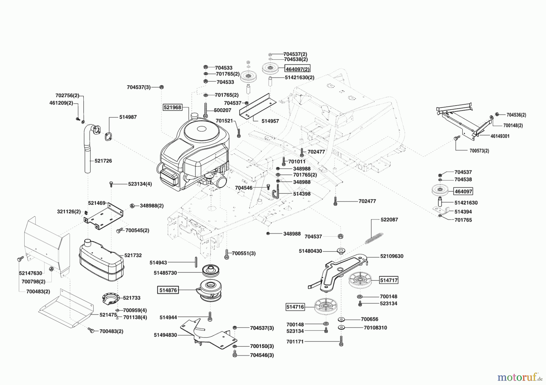 Powerline Gartentechnik Rasentraktor T18-102 HDS (AUSTRALIEN) 10/2007 - 11/2008 Seite 4