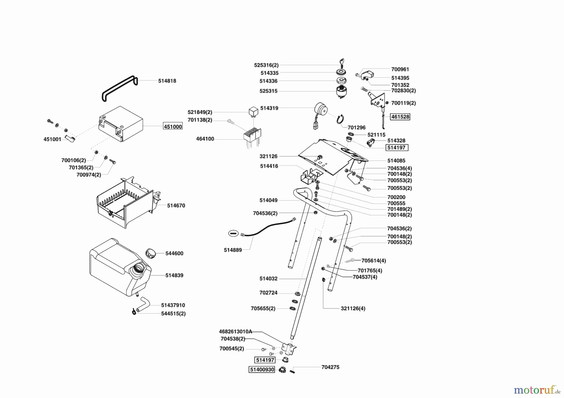  AL-KO Gartentechnik Rasentraktor COMFORT T16-92 HD-H ab 09/2008 Seite 6