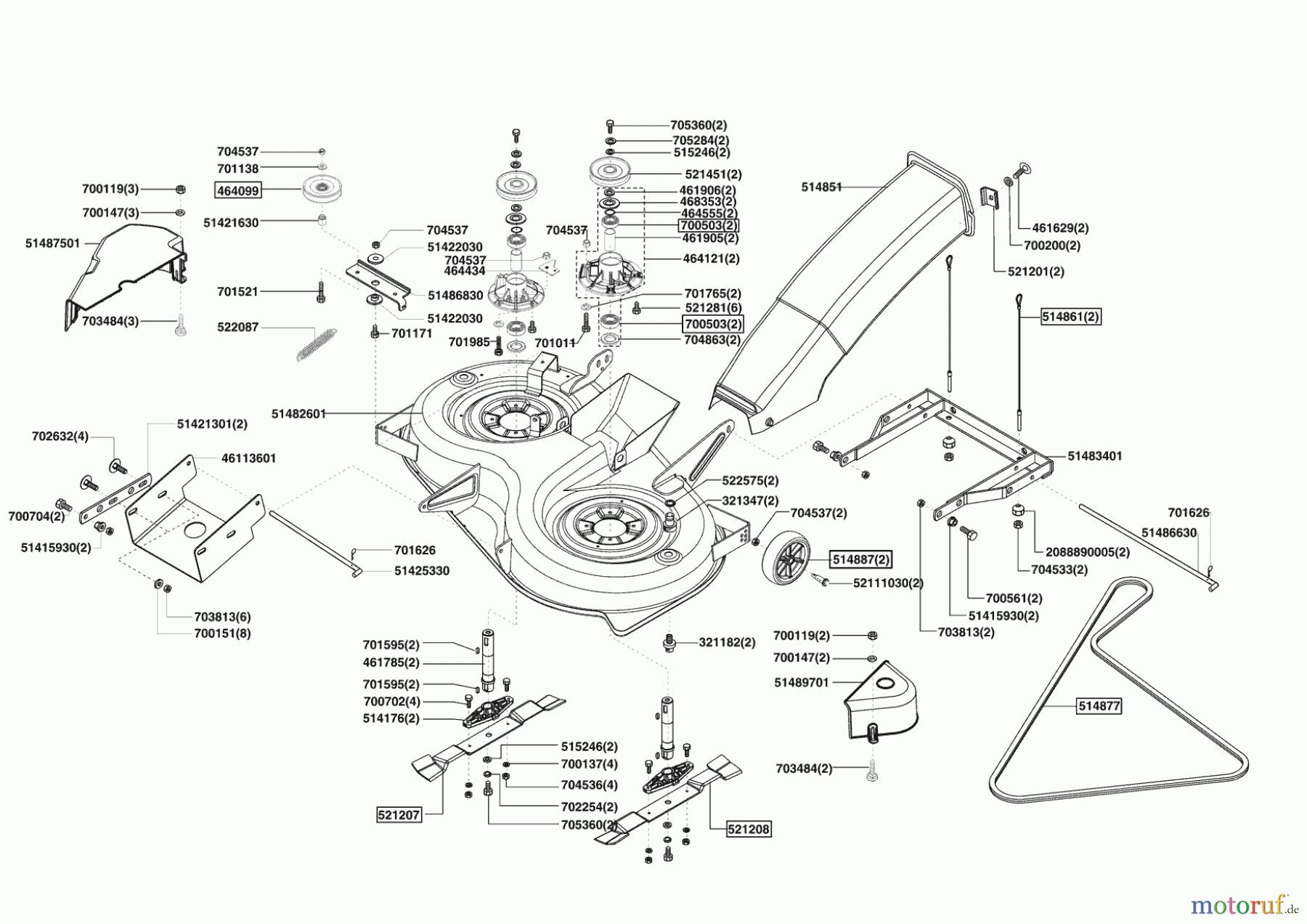 Powerline Gartentechnik Rasentraktor T 18-102 HD 02/2009 - 01/2010 Seite 5