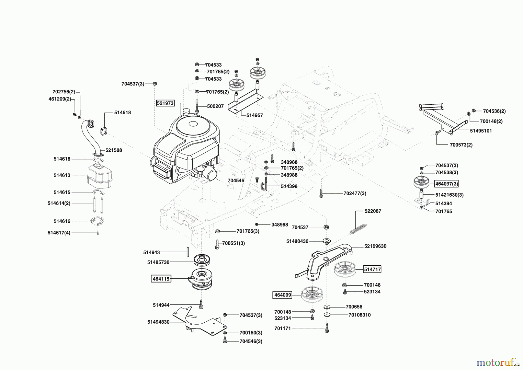 AL-KO Gartentechnik Rasentraktor T17-102 LUX HVC ab 02/2009 Seite 4