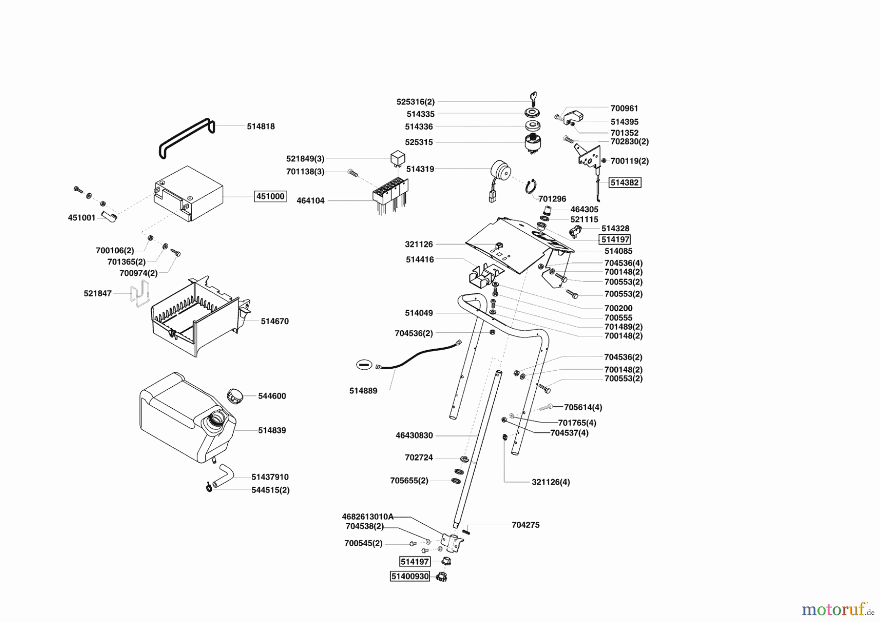 Powerline Gartentechnik Rasentraktor T 15-92 HDE 01/2010 - 02/2011 Seite 6
