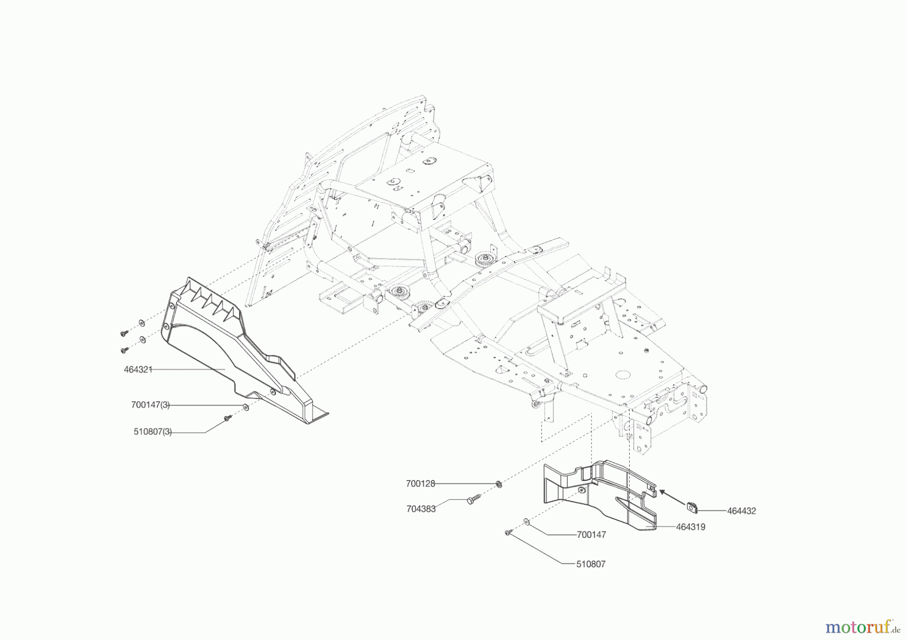 Powerline Gartentechnik Rasentraktor T 16-102 HDE-H (F) ab 01/2010 Seite 7