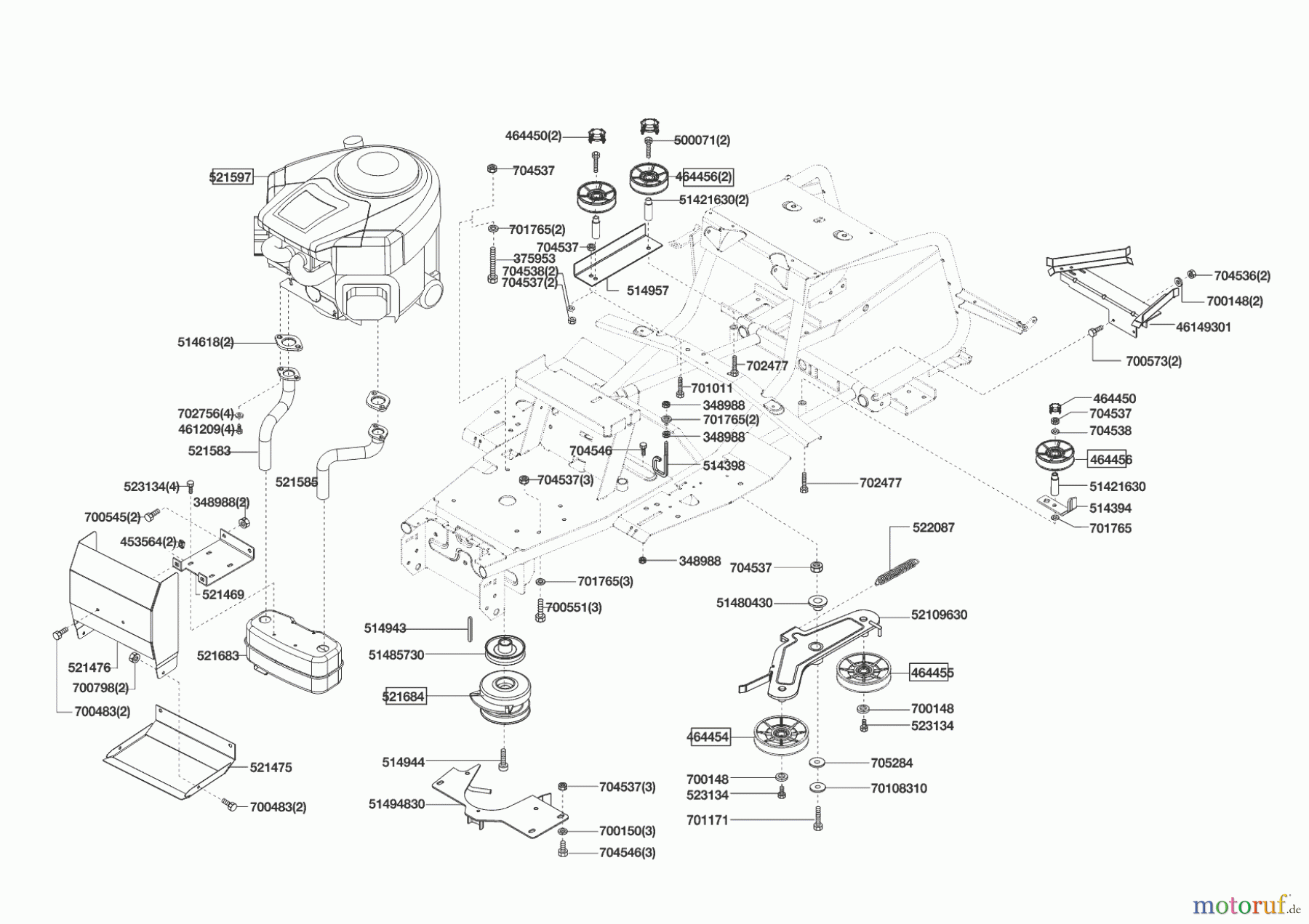 AL-KO Gartentechnik Rasentraktor RT 102-20 H TWIN Seite 4