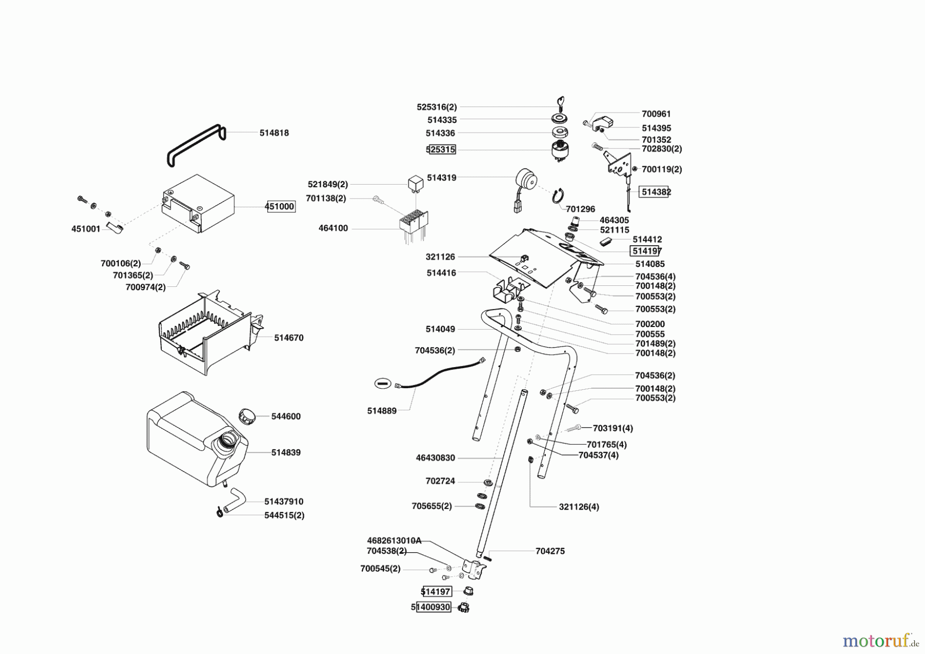 Powerline Gartentechnik Rasentraktor T13-92 HD Edition ab 02/2011 Seite 6