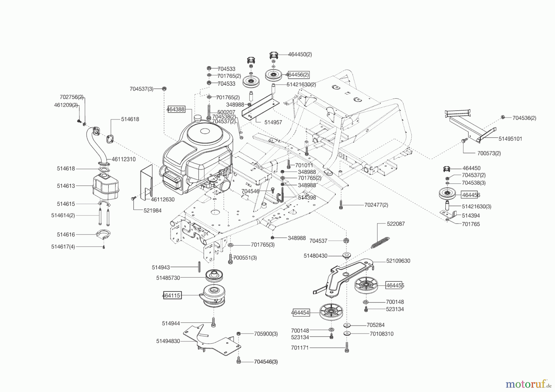AL-KO Gartentechnik Rasentraktor T13-102 S BIO-COMBI HVC ab 07/2012 Seite 4