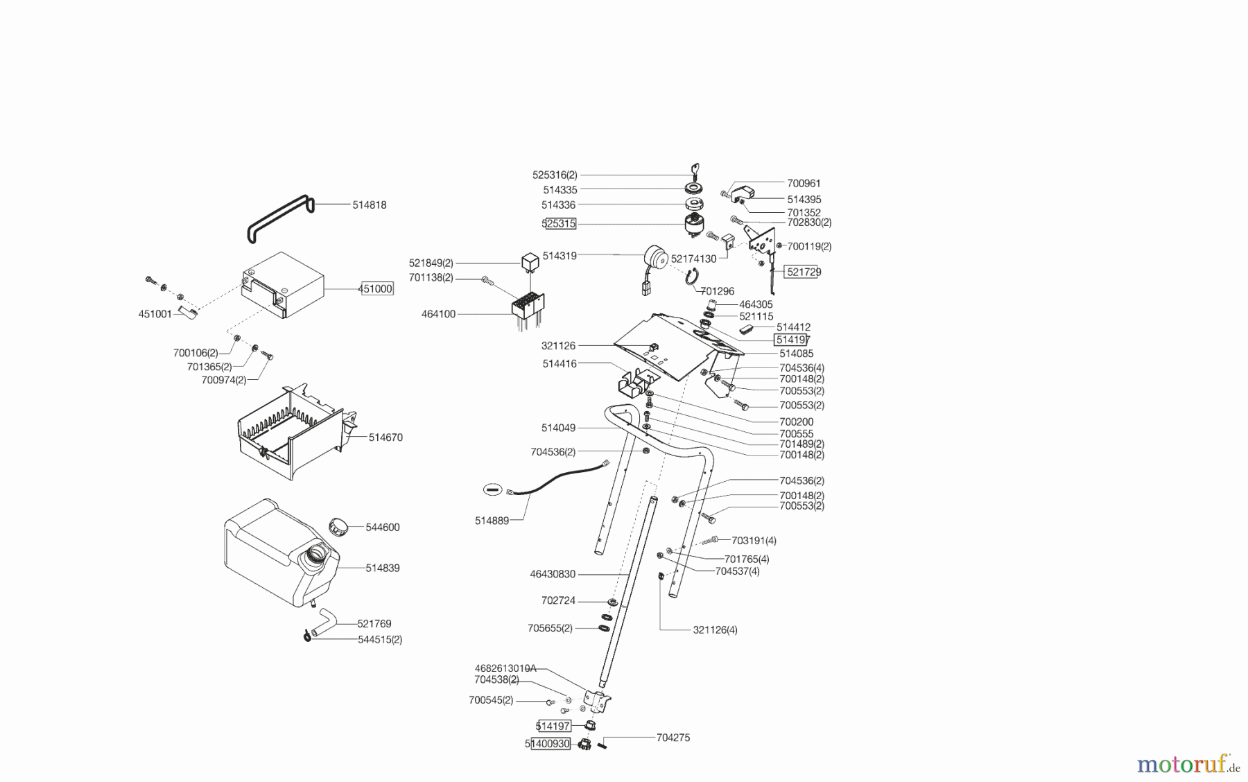 Powerline Gartentechnik Rasentraktor T16-102 HD Edition ab 07/2012 Seite 6