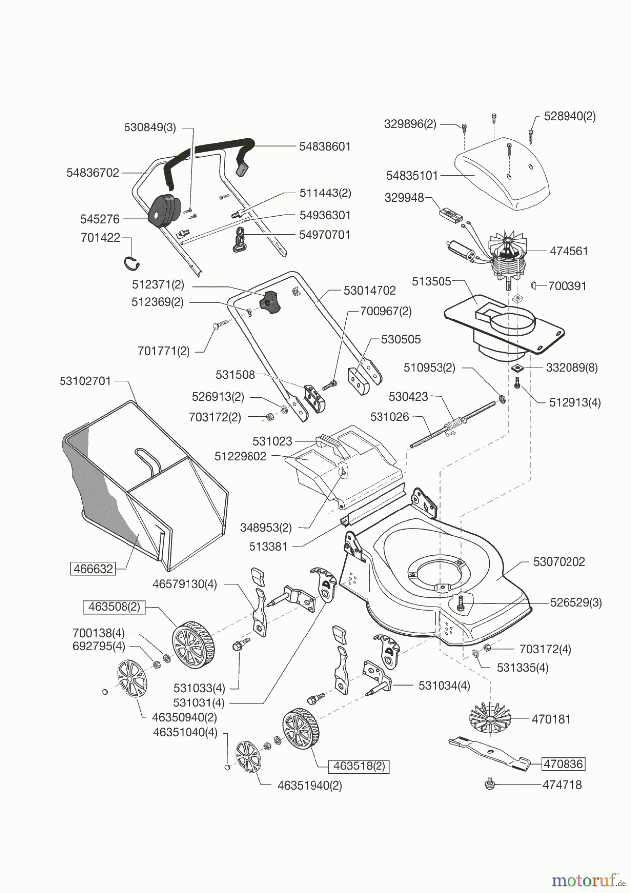 AL-KO Gartentechnik Elektrorasenmäher Selection SL 46 E 01/2013 - 12/2014 Seite 1