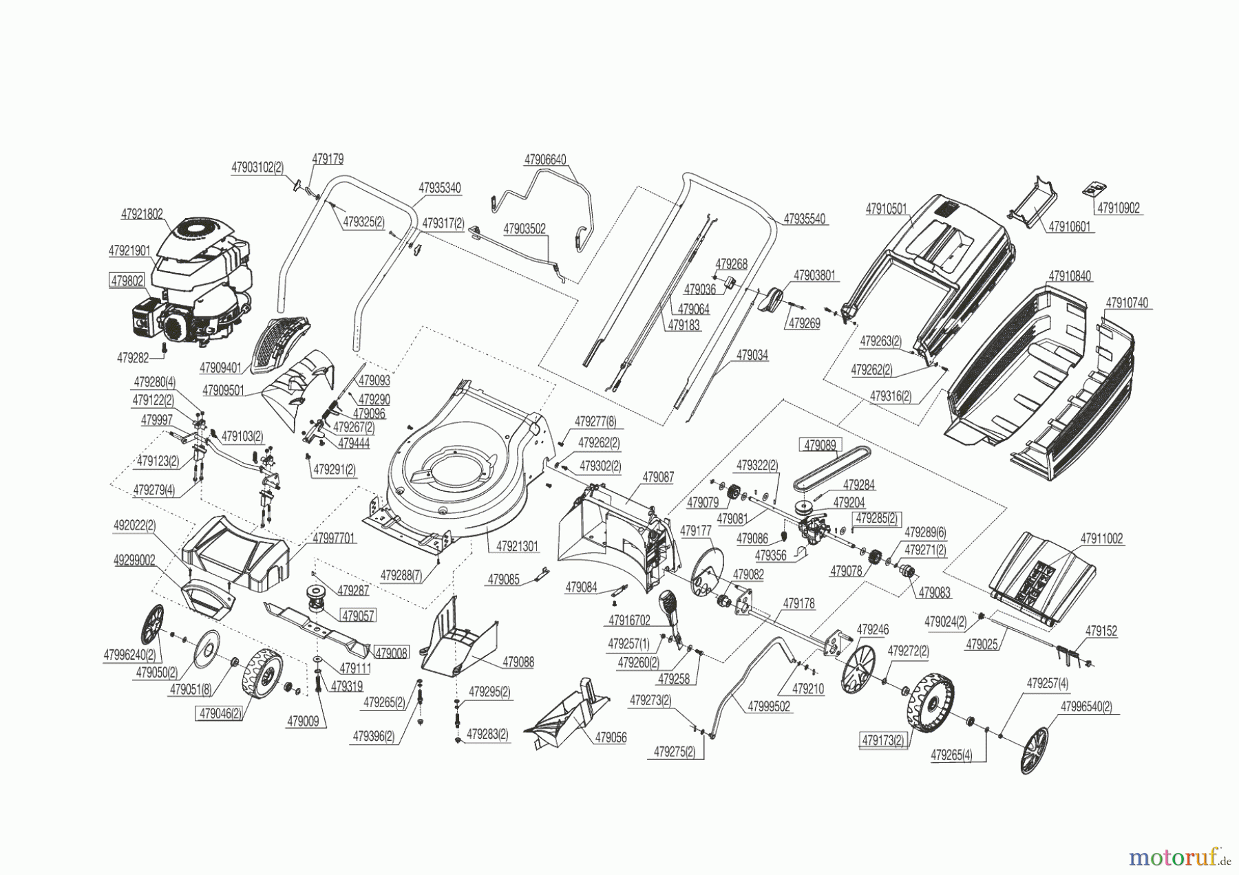 AL-KO Gartentechnik Benzinrasenmäher Classic 4.64 SP-S 10/2013 Seite 1