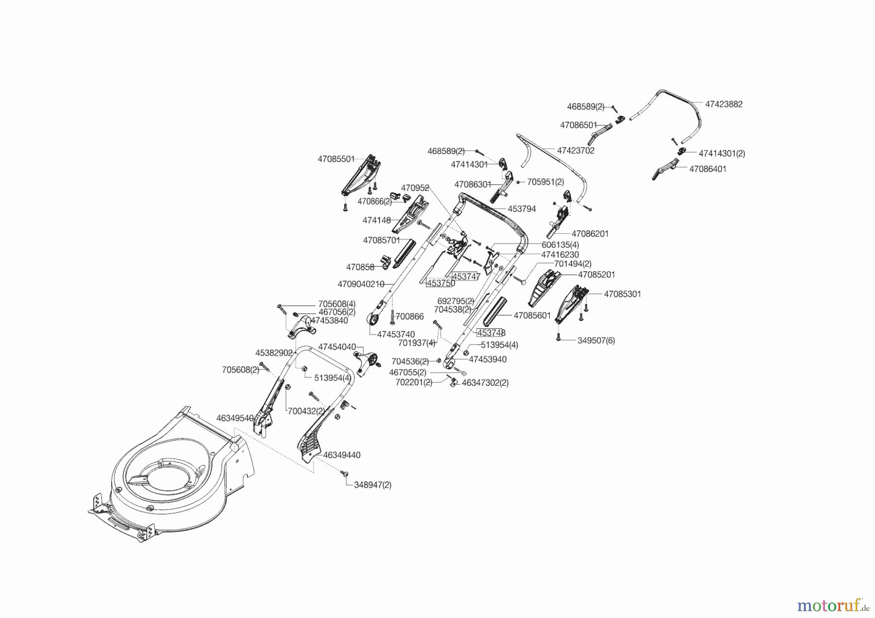 Powerline Gartentechnik Benzinrasenmäher 4704 VS 12/2013 Seite 2