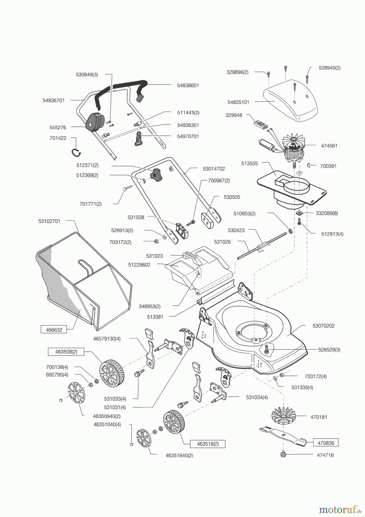 AL-KO Gartentechnik Elektrorasenmäher Selection SL 46 E ab 12/2014 Seite 1