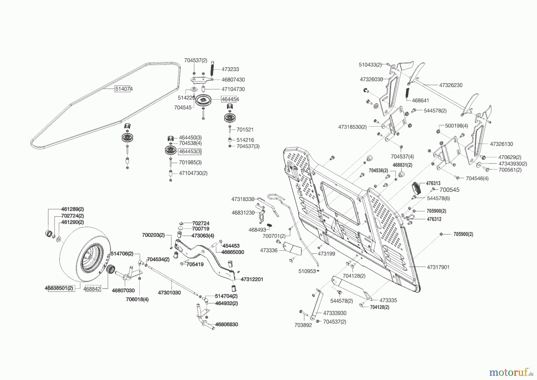Solo by AL-KO Gartentechnik Rasentraktor T 16-105.5 HD V2 03/2015 - 10/2015 Seite 3