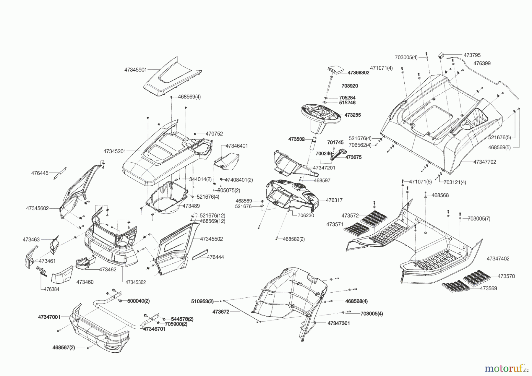  Solo by AL-KO Gartentechnik Rasentraktor T 16-95.5 HD V2  10/2015 - 03/2016 Seite 1