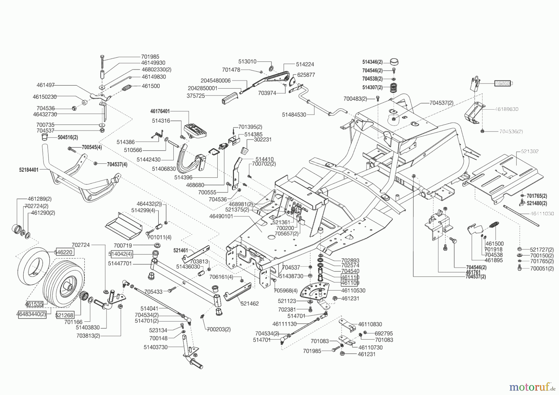 AL-KO Gartentechnik Rasentraktor T13-92 HD PRO HVC 03/2016 - 09/2016 Seite 2