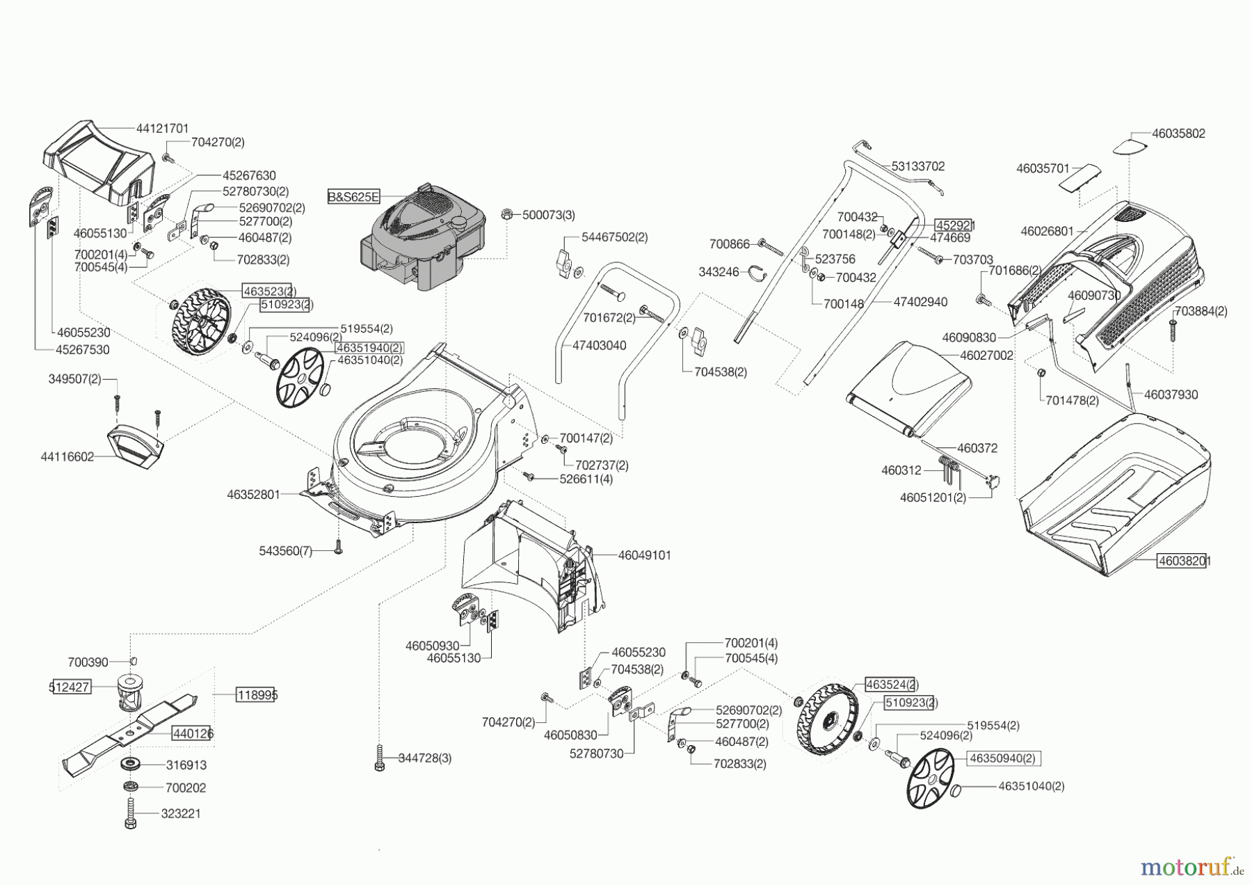  AL-KO Gartentechnik Benzinrasenmäher 5.16 P-B CLASSIC  08/2016 - 09/2016 Seite 1