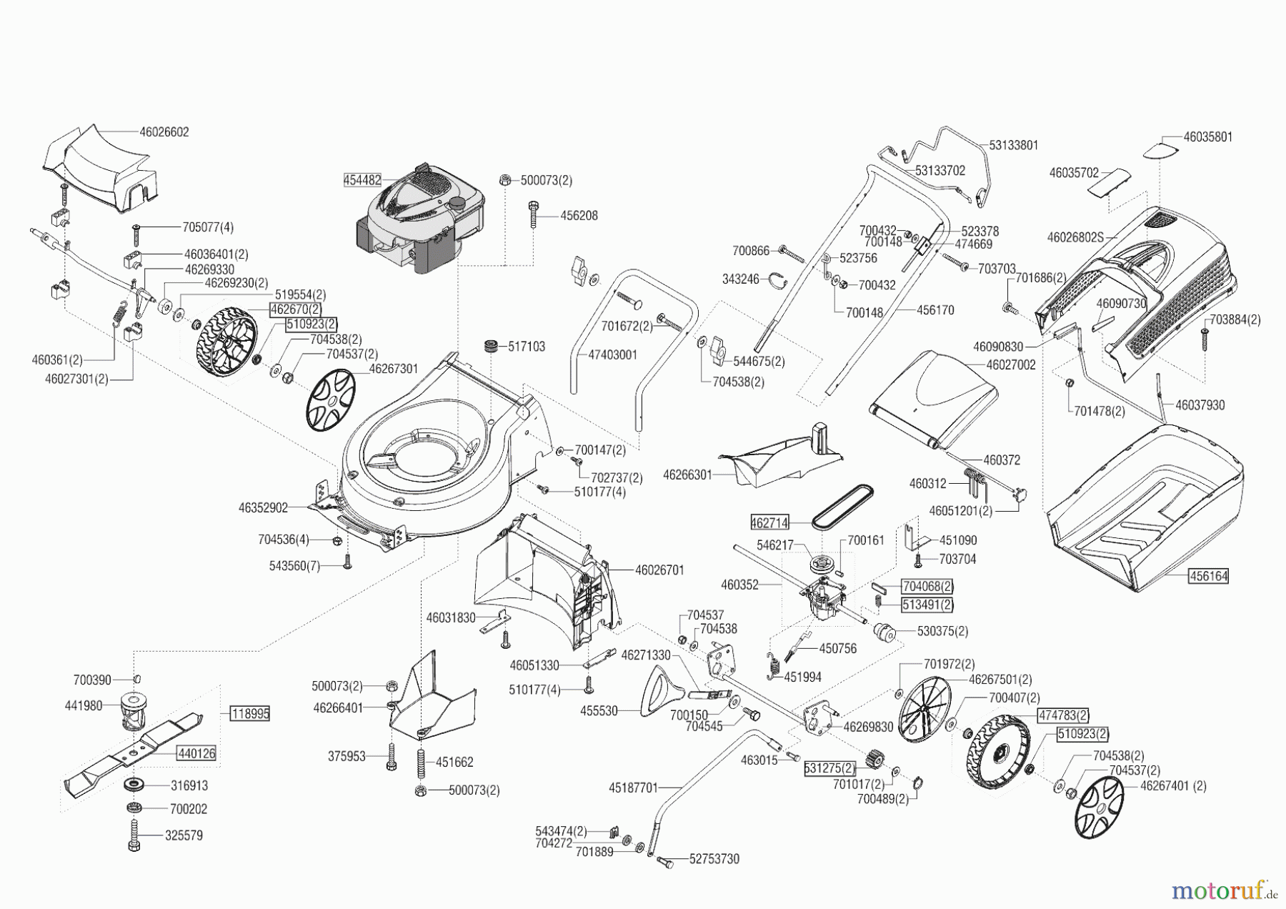 Solo by AL-KO Gartentechnik Benzinrasenmäher 5215 SP-A 11/2016 - 02/2019 Seite 1