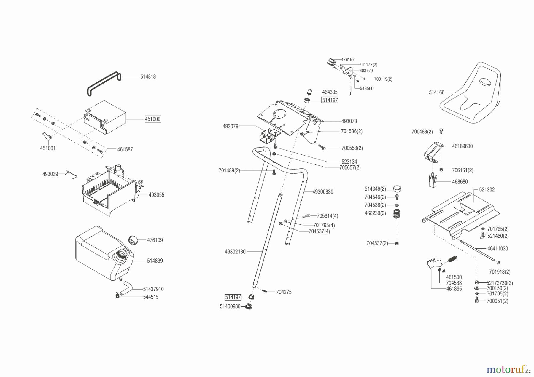  AL-KO Gartentechnik Rasentraktor T17-103.8   01/2018 Seite 7