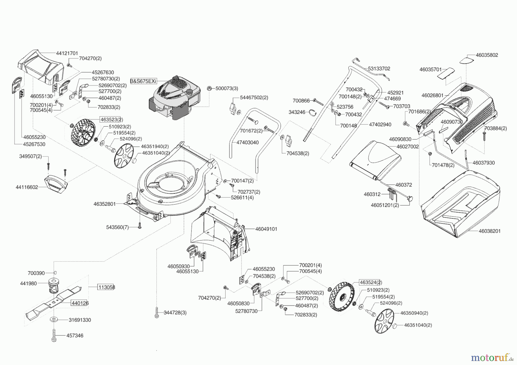  AL-KO Gartentechnik Benzinrasenmäher  5.18 P-B  CLASSIC  ab 03/2019 Seite 1