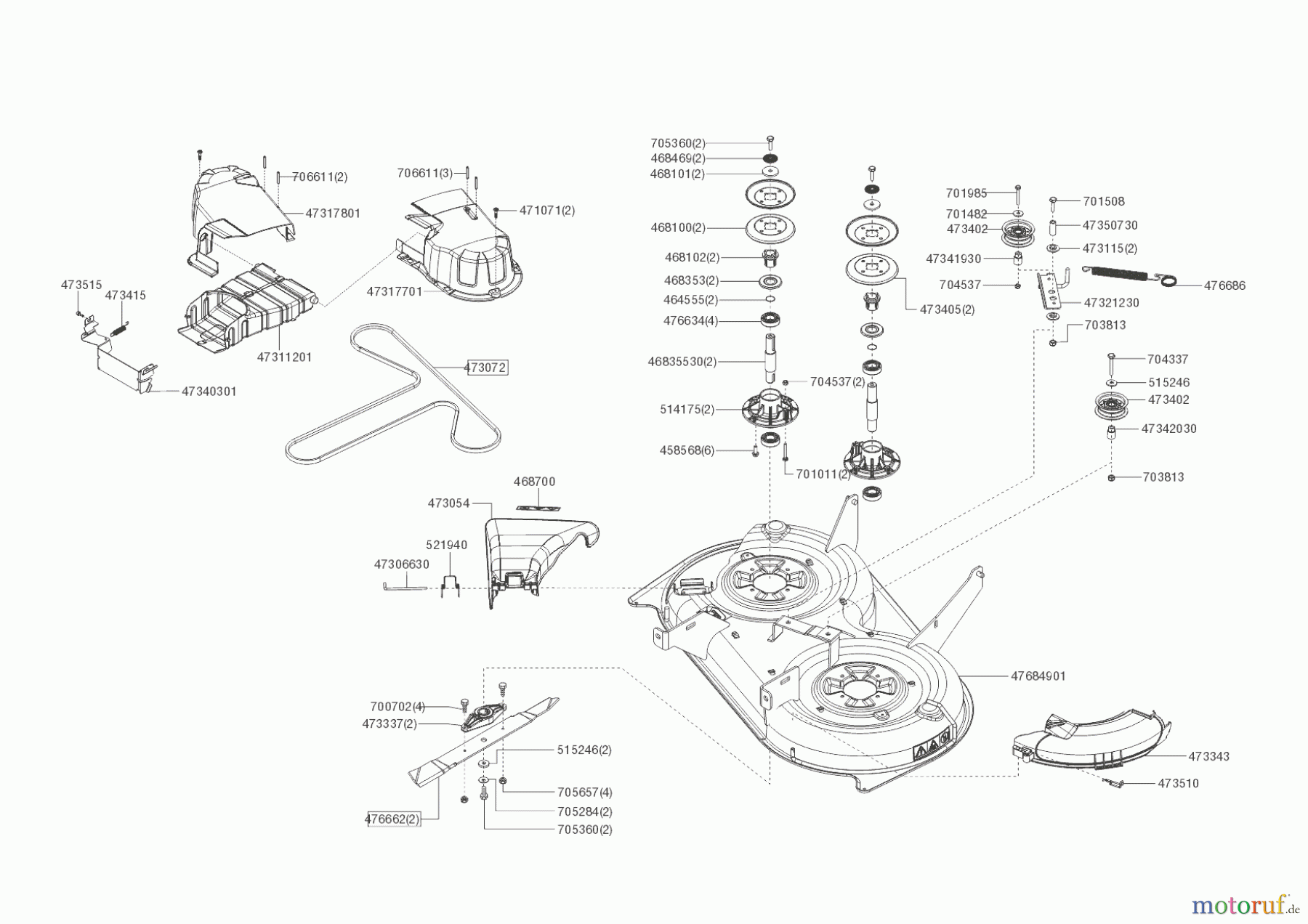 AL-KO Gartentechnik Rasentraktor T18-111.9 HDS BLACK EDITION ab 04/2020 Seite 6