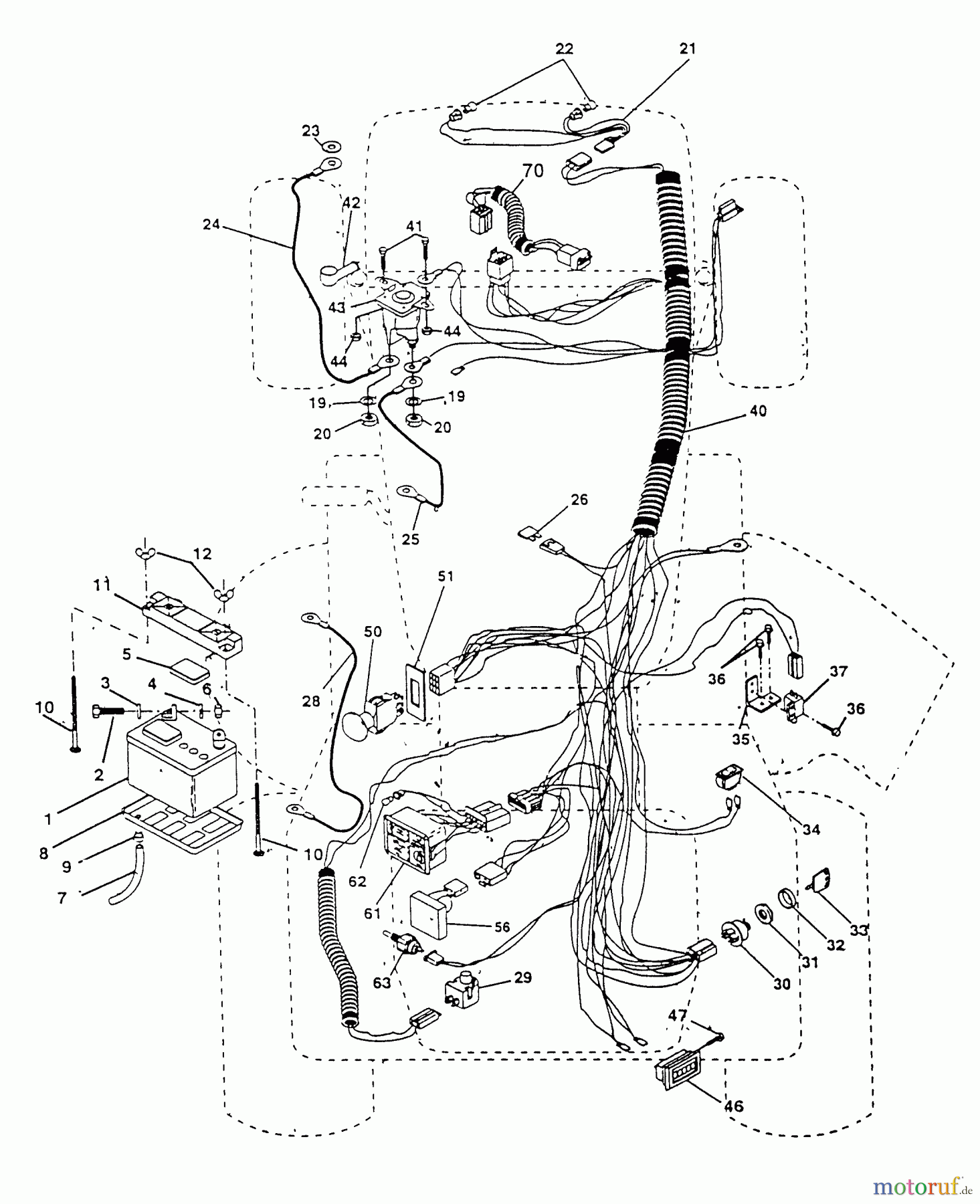  Husqvarna Rasen und Garten Traktoren YT 180 (954000652) (HN1842A) - Husqvarna Yard Tractor (1994-01 & After) Electrical