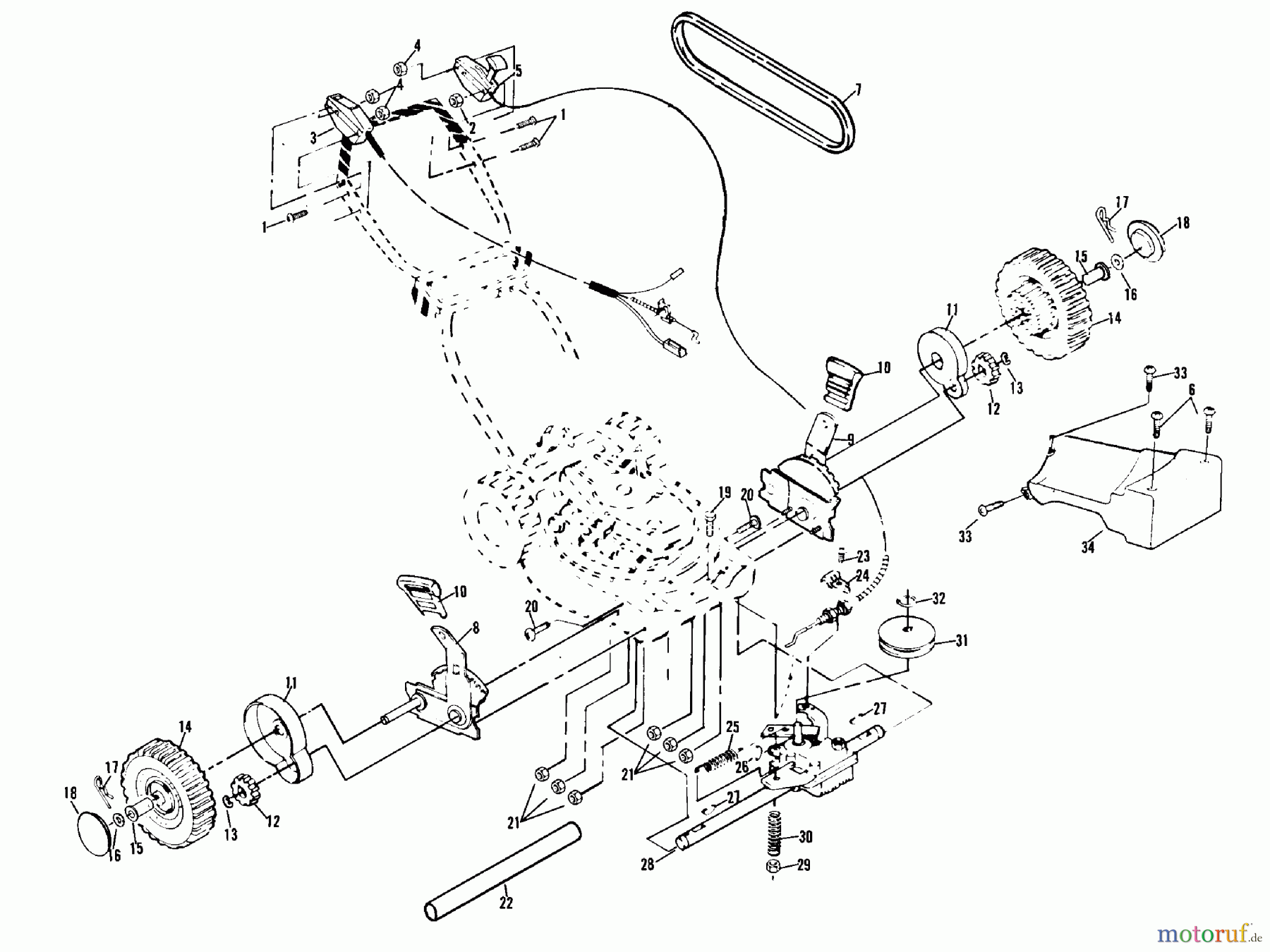 Husqvarna Rasenmäher 56 SFEB (954050901) - Husqvarna Walk-Behind Mower (1999-12 & After) 22
