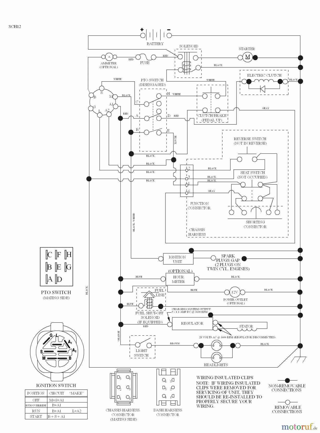 Husqvarna Rasen und Garten Traktoren 2042LS (96043004800) - Husqvarna Lawn Tractor (2007-12 & After) (California) Schematic