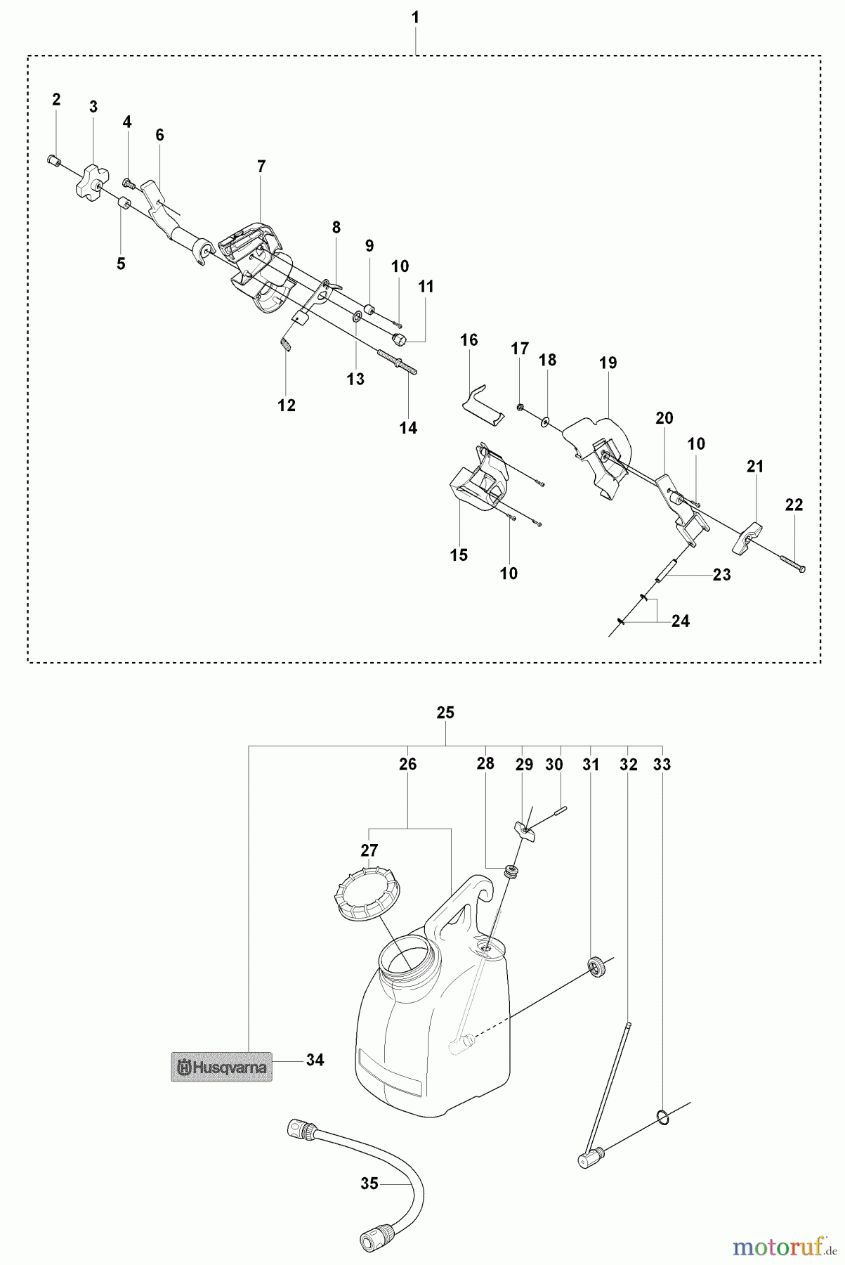 Husqvarna Zubehör, Sägen KV 750 - Husqvarna Trolley Cart (2007-06 to 2008-03) Holder Assy And Water Tank