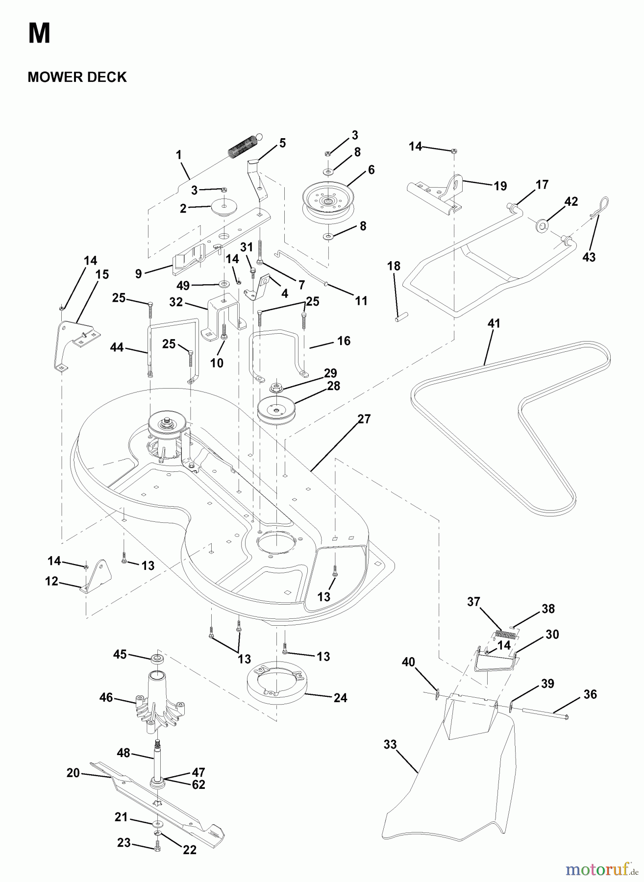  Jonsered Rasen  und Garten Traktoren LR13 (954130013) - Jonsered 36