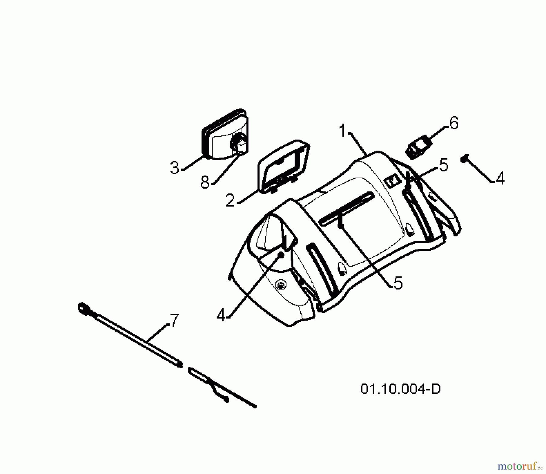 Jonsered Schneefräsen ST 2109 E (96191002107) - Jonsered Snow Thrower (2009-08) HANDLE #6
