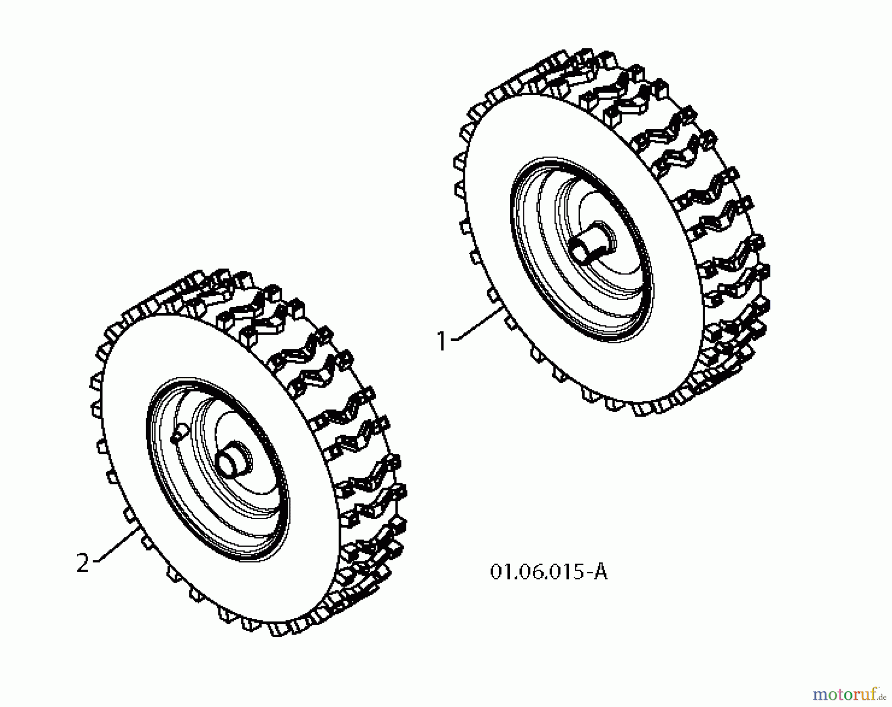 Jonsered Schneefräsen ST 2111 E (96191004105) - Jonsered Snow Thrower (2012-05) WHEELS TIRES #3