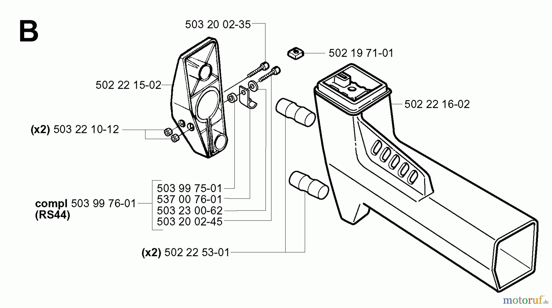  Jonsered Motorsensen, Trimmer RS44 EPA - Jonsered String/Brush Trimmer (2001-03) TOWER